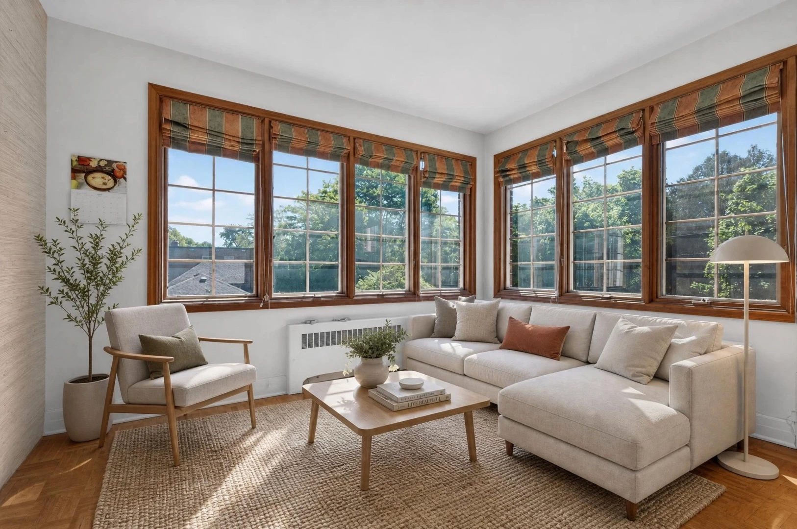 Virtual staging interior real estate photo — London Ontario listing photography